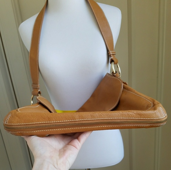 Talbots Leather Camel Color Purse - Picture 3 of 8